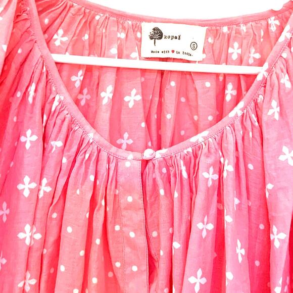 Kopal Pink Choli Women's Top ANTHROPOLOGIE - Picture 4 of 7